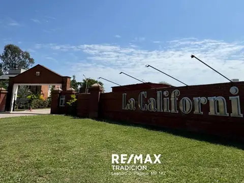 TERRENO EN VENTA - 791,12 M2 - LA CALIFORNIA