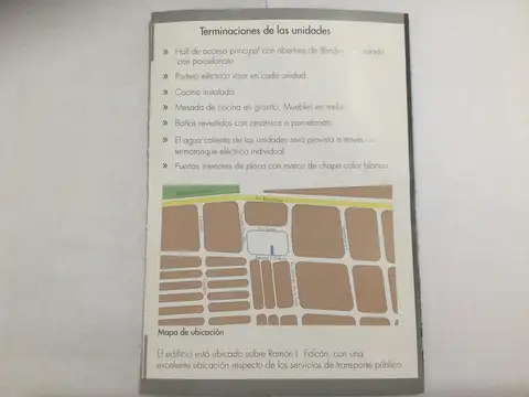 Departamento Monoambiente con 1 baño