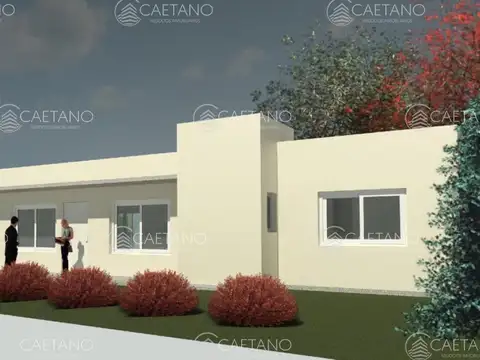 Casa 3 ambientes con 2 baños