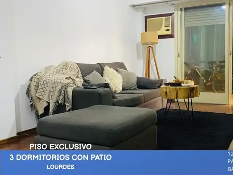 Venta Departamento 3 dormitorio con patio - Loudes