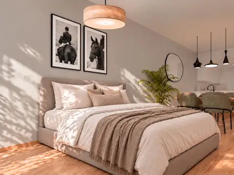 Departamento Monoambiente con 1 baño