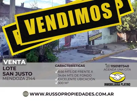Venta Lote San Justo