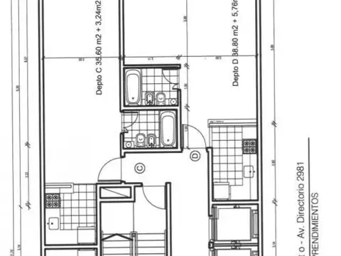 Departamento en Venta de 1 dormitorio