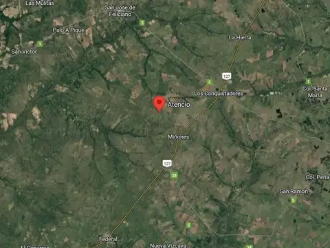 40 Has. Agrícolas en distrito Atencio, Feliciano