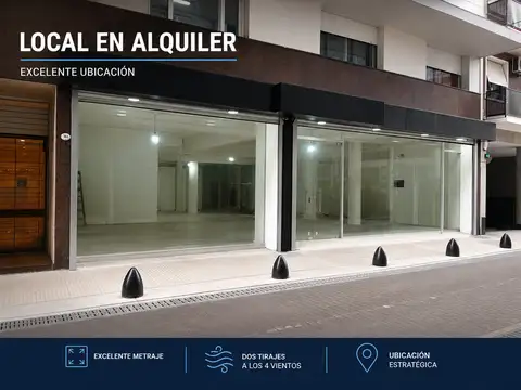 Importante local con 12mts de frente. Apto todo rubro
