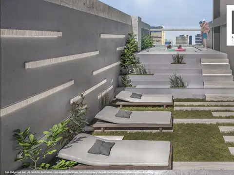 3 Ambientes balcón en edificio Premium con Amenities en Villa Crespo