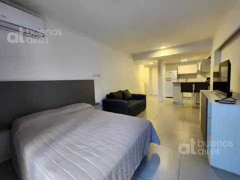 Departamento monoambiente con balcón para alquiler temporario en Nuñez