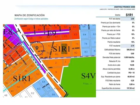 VENTA LOTE EN LANUS CENTRO PB + 10 PISOS 