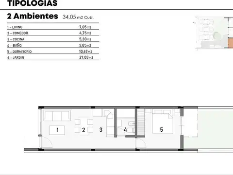 Casa en Venta de 1 dormitorio