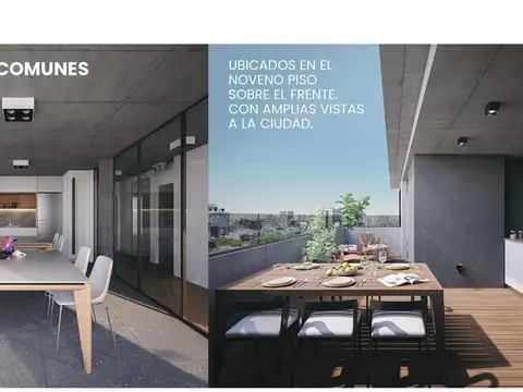 Departamento 3 ambientes con 2 baños