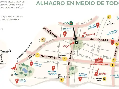 Departamento en Venta de 3 ambientes