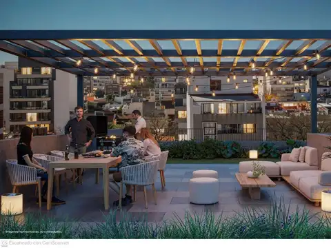 Departamento 3 ambientes con 2 baños