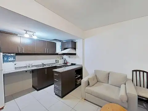 Monoambiente 30 m² Frente, Balcón, Moderno