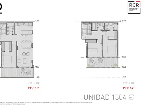 Duplex de 4 ambientes en venta en Barrio Norte