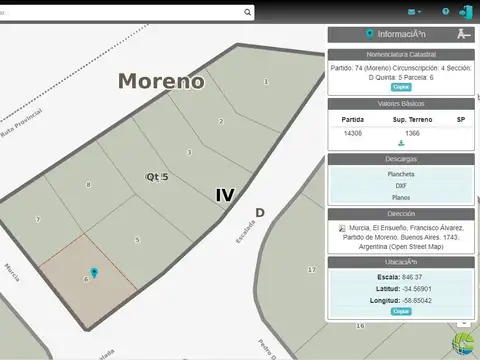 Terreno en Venta de 4759,0 m2