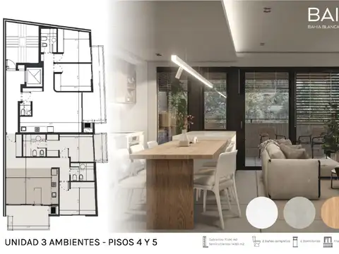 Departamento en Venta en Monte Castro, USD 169.015