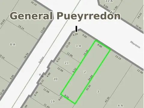 Terreno en Venta de 299,0 m2