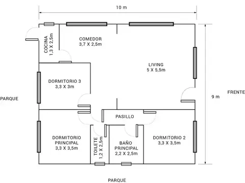 Casa en Venta de 2 dormitorios