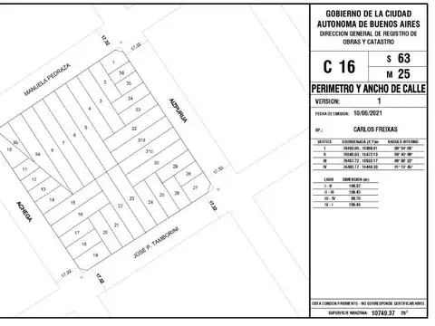 Terreno en Venta de 142,0 m2