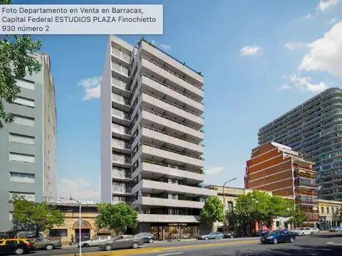 FINOCHIETTO al 900 estudio plaza EN POZO 2 ambientes