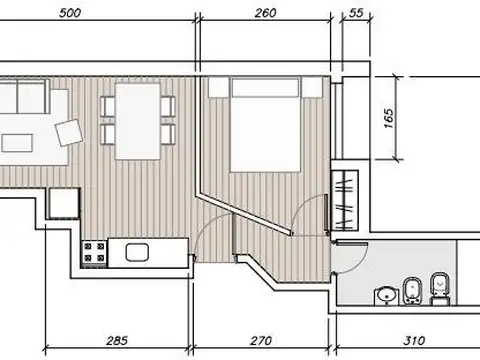 Departamento en Venta en Centro, USD 66.000