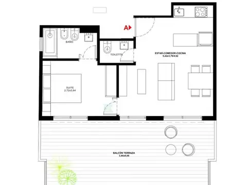 Departamento en Venta A Estrenar