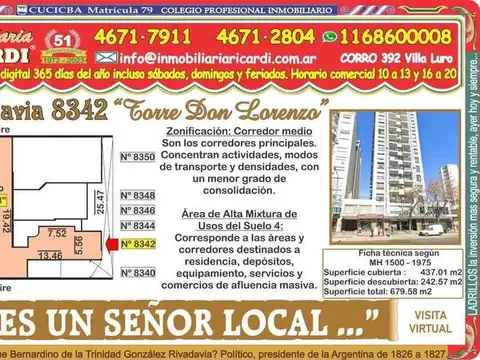 ES UN SEÑOR LOCAL  Espacioso local PB cuadra comercial