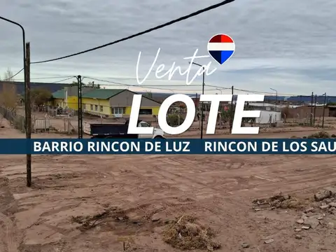 VENTA DE TERRENO EN ESQUINA RINCON DE LOS SAUCES