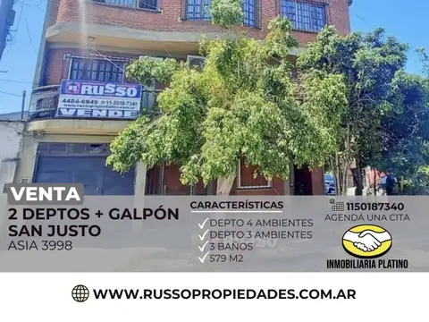 Venta Casa 4 Ambientes San Justo