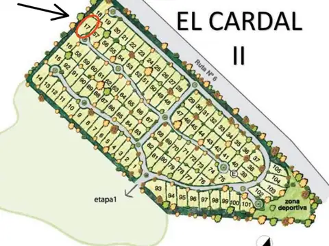 LOTE EN BARRIO EL CARDAL II