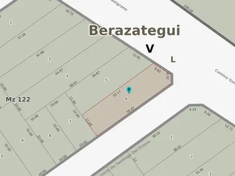 Lote de 11 x 33 mts. en alquiler y venta | Berazategui