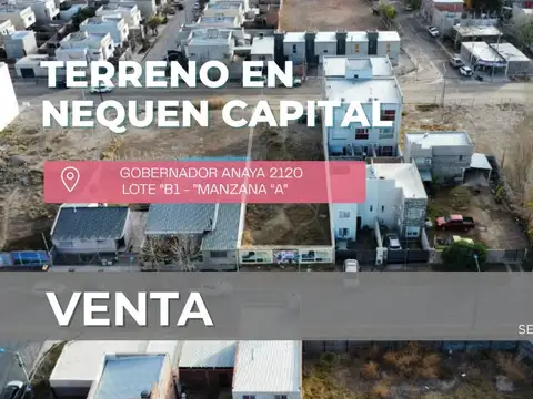 VENTA TERRENO 600M2 ANAYA Y SAYEN - NQN