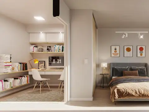 Departamento 3 ambientes con 1 baño