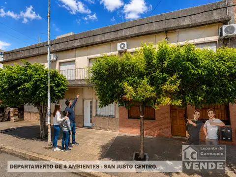 DEPARTAMENTO DE 4 AMBIENTES EN VENTA CON RENTA – SAN JUSTO CENTRO