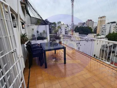 3 Amb-Terraza propia con parrilla- Piso alto- Barrio Norte