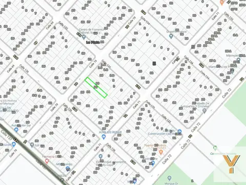 Terreno en Venta 10  mts Frente