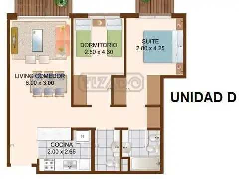 Departamento en Venta en Ciudad De Tigre, USD 220.000