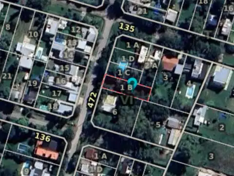 Terreno en city bell calle 472 entre 135 y 136