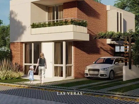Dúplex en venta en housing Las Veras – 2 o 3 dormitorios con seguridad y amenities en Valle Escondido