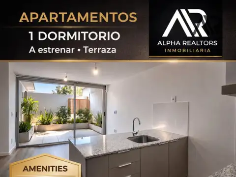Apartamento en Venta. Cómodo y funcional. 1 dorm. en Parque Batlle. A Estrenar.