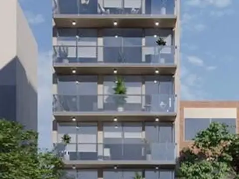 Departamento en venta monoambiente en Colegiales en construcción