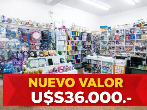 Venta Fondo de Comercio Librería Cotillón Regalos 