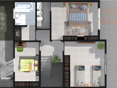 Depto Tipo Casa en Venta de 3 dormitorios