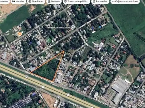 Alquuilo Terreno 14320 m2  colectora Ruta 9 Km 56 en Loma Verde - Escobar
