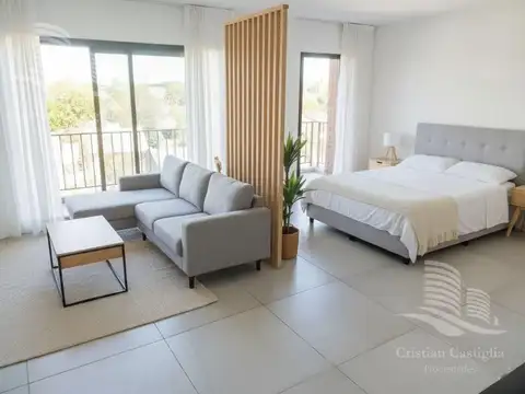 Departamento Mono ambiente con Cochera y Balcón en Tigre Centro