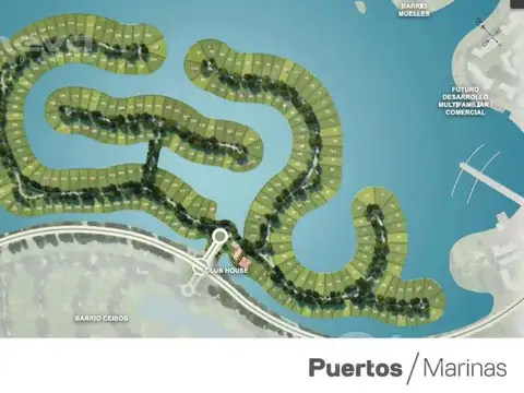 Terreno en Marinas, Puertos del Lago