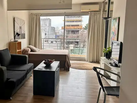 Departamento monoambiente contrafrente - Piscina