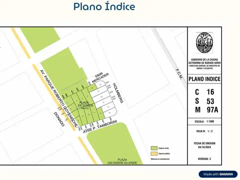 TERRENO VILLA URQUIZA 1218 M2 VENDIBLES TOMAMOS METROS