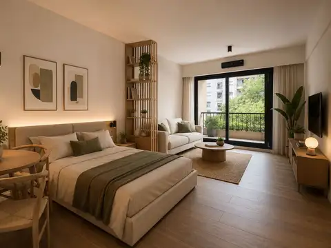 Venta Monoambiente divisible con balcon al frente y a estrenar en Colegiales