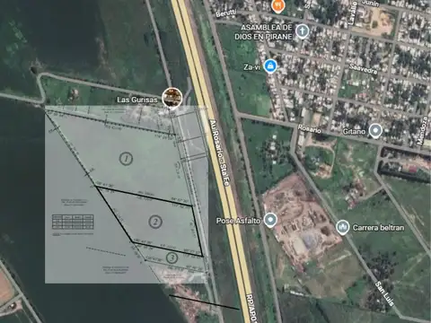 Autopista Rosario-Santa Fe y Acceso a Fray Luis Beltrán -Fracción 4 Ha